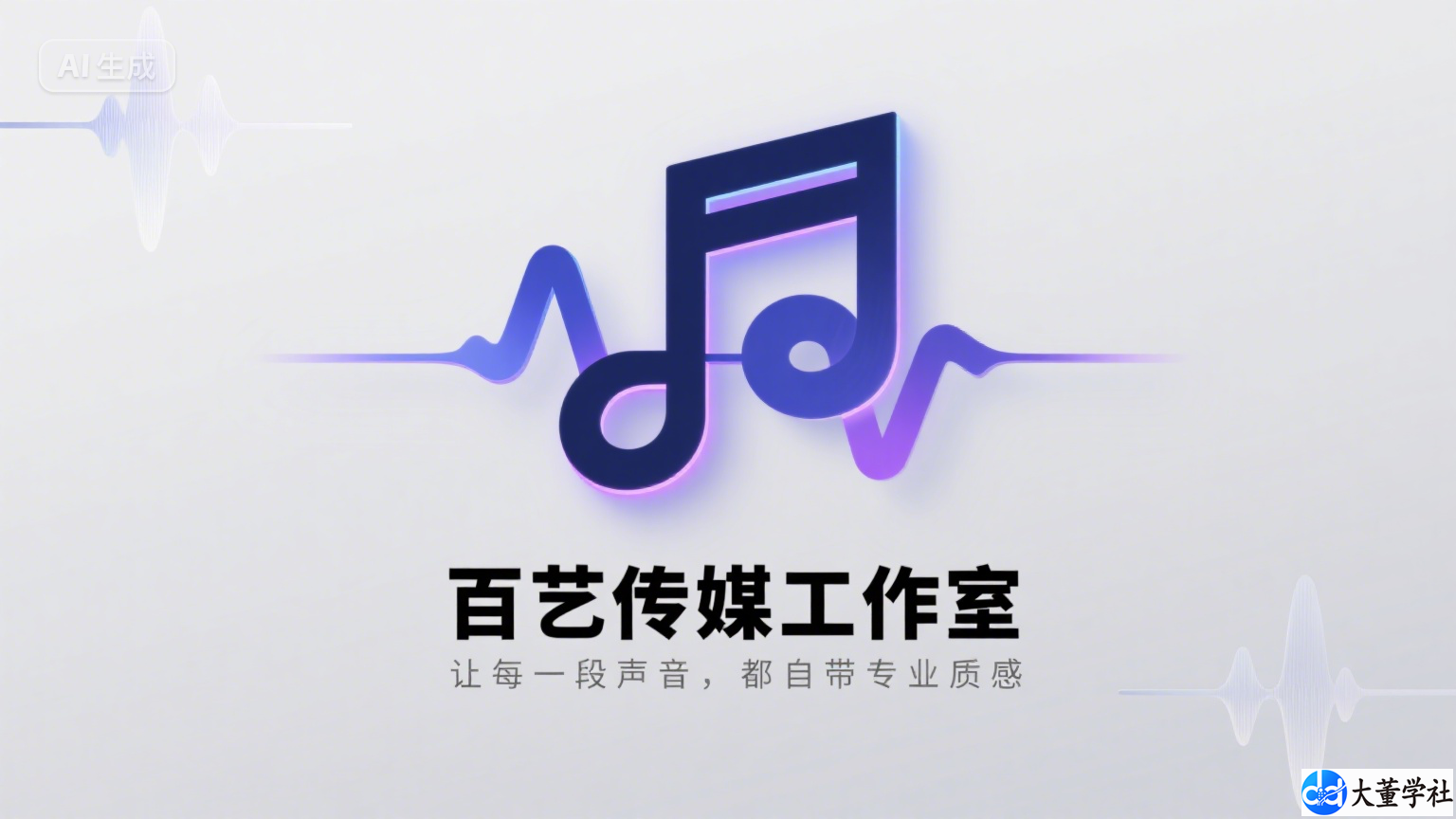 百艺传媒工作室：让每一段声音，都自带专业质感