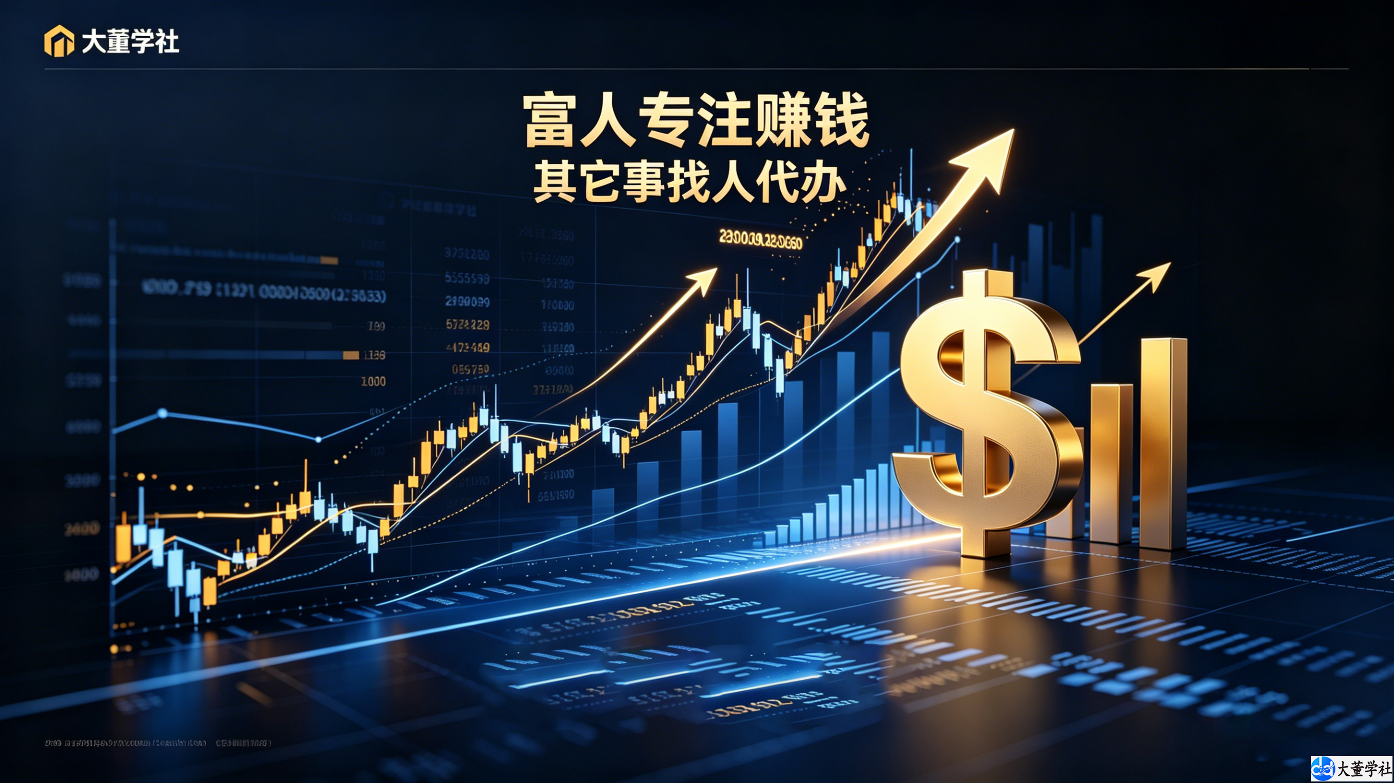 富人专注赚钱，其它事找人代办-大董学社