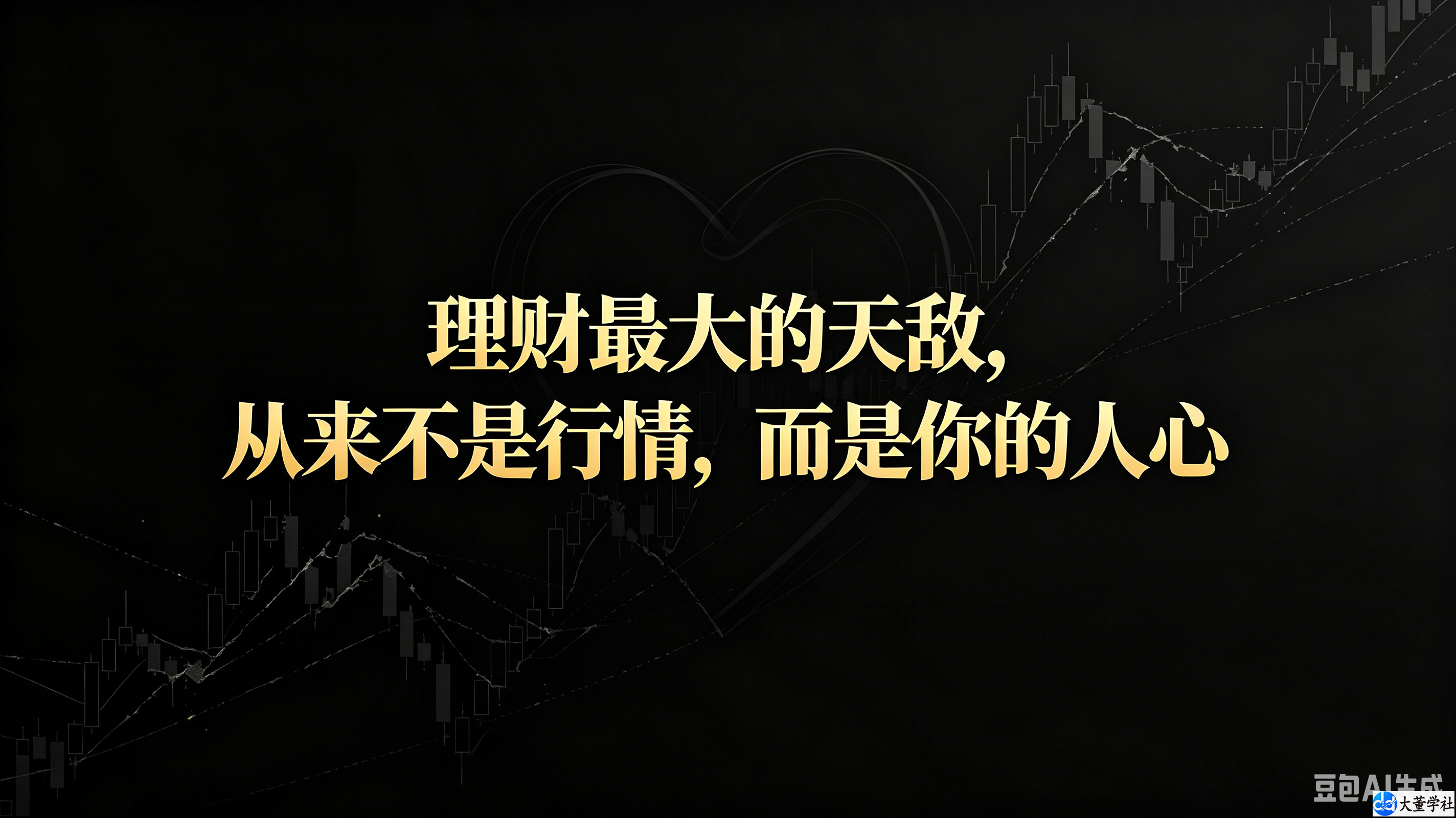 理财最大的天敌，从来不是行情，而是你的人心