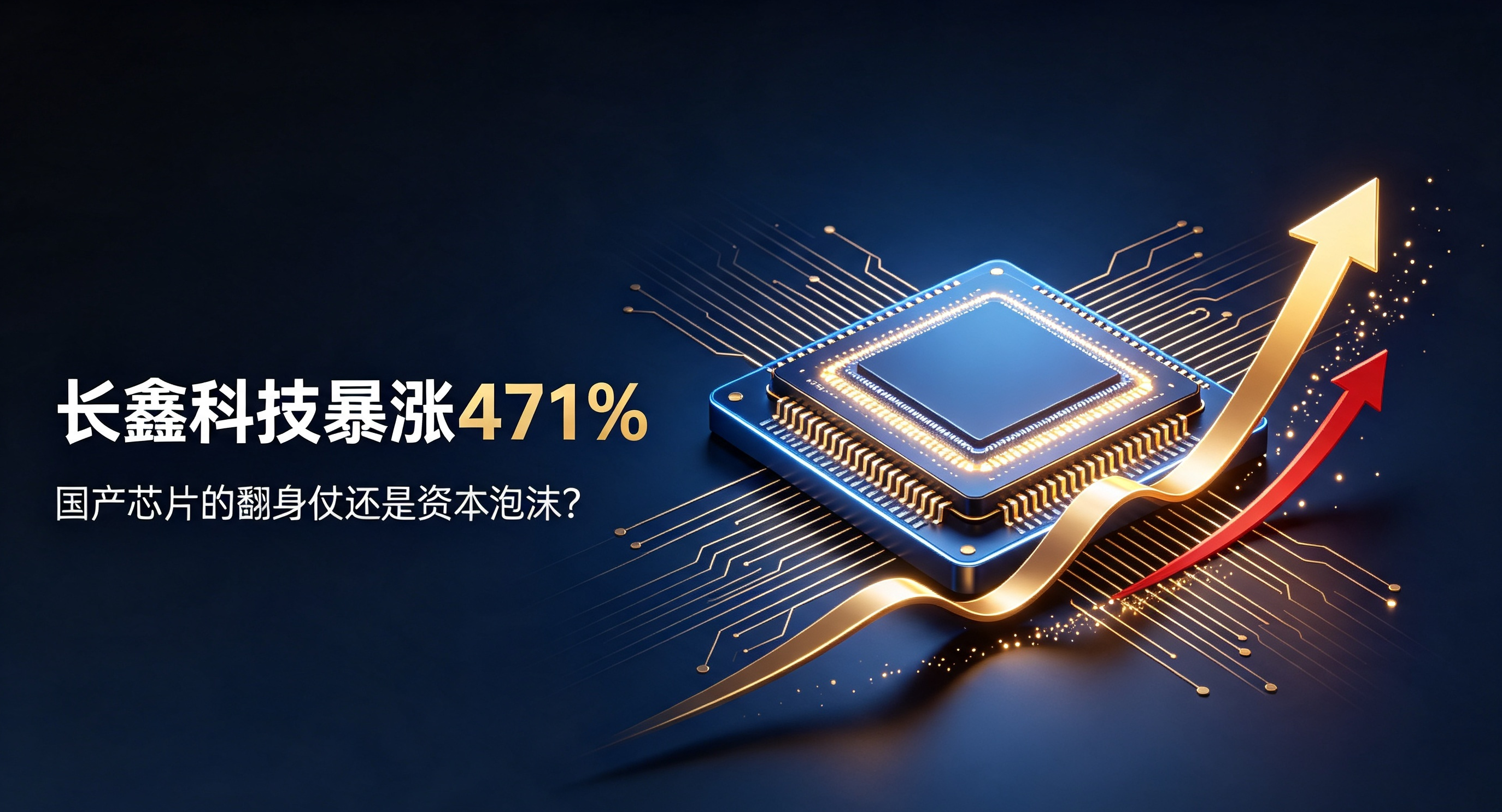 长鑫科技暴涨471%，背后是国产芯片的“翻身仗”还是资本泡沫？