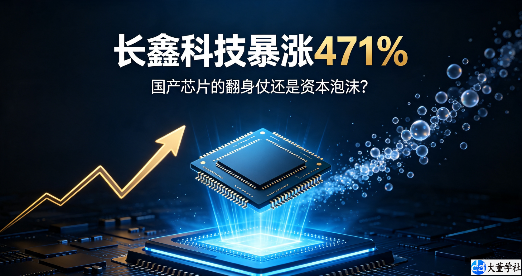长鑫科技单日飙涨471%！是国产芯片扬眉吐“芯”的标志 上市